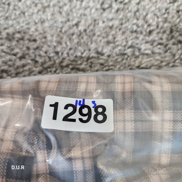 Vintage Nautica Shirt Men's XL Brown Tan Striped Long Sleeve Casual Pocket Logo - Picture 11 of 12